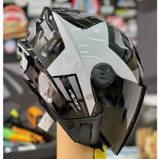 Capacete New Liberty Personalizado LS2 Estrela CINZA em Oferta na Shopee