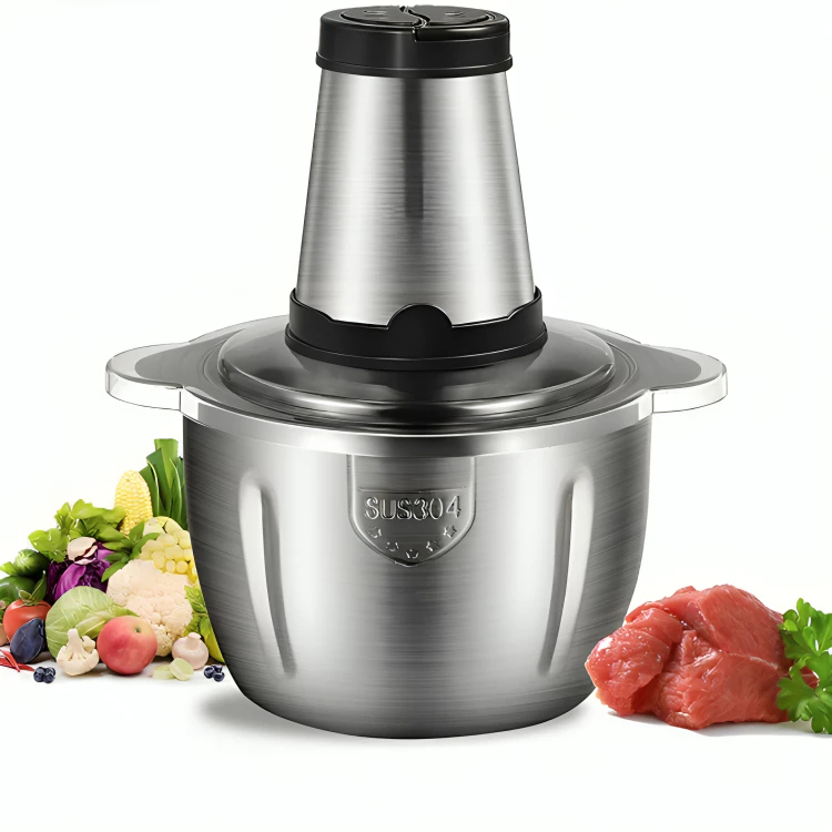 Processador Picador De Alimentos Moedor De Carne Mixer Elétr