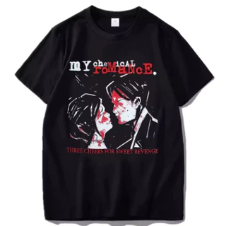 Camiseta My Chemical Romance Adulto/Infantil Lançamento Camiseta Em Algodao