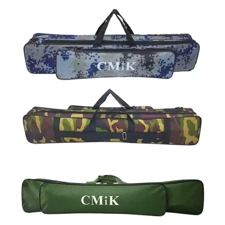 Bolsa Camuflada para pesca Cmik 70cm /90cm, 3 bolsos com ziper, super ...