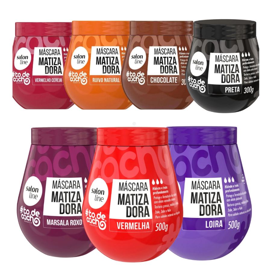 Máscara Matizadora TODECACHO Salon Line 300g ou 500g | Shopee Brasil