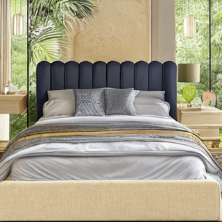 Kit de Cabeceira Estofada Nuvem  tam 60x20cm 10 Peças Para Cama King Size Confortável