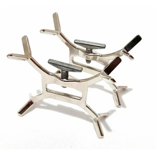 Kit 2 Trava Espetos Churrasco - Suporte Para Virar O Espeto