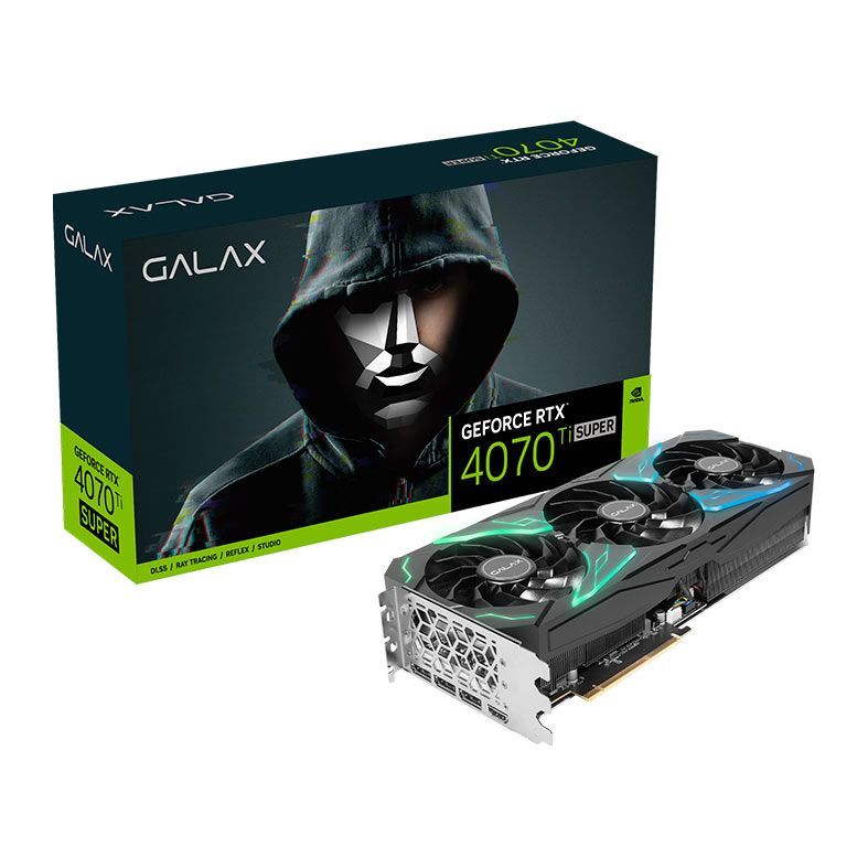 Placa de Video Galax GeForce RTX 4070 Ti Super SG OC, 16GB, GDDR6X, 256-bit, 47UZM6MD6MER