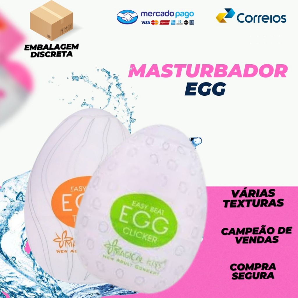 Masturbador Egg Magical Kiss Mega Import