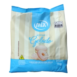 Açúcar Gelado Cobertura em Pó Mix 1kg Profissional Para Confeiteiro