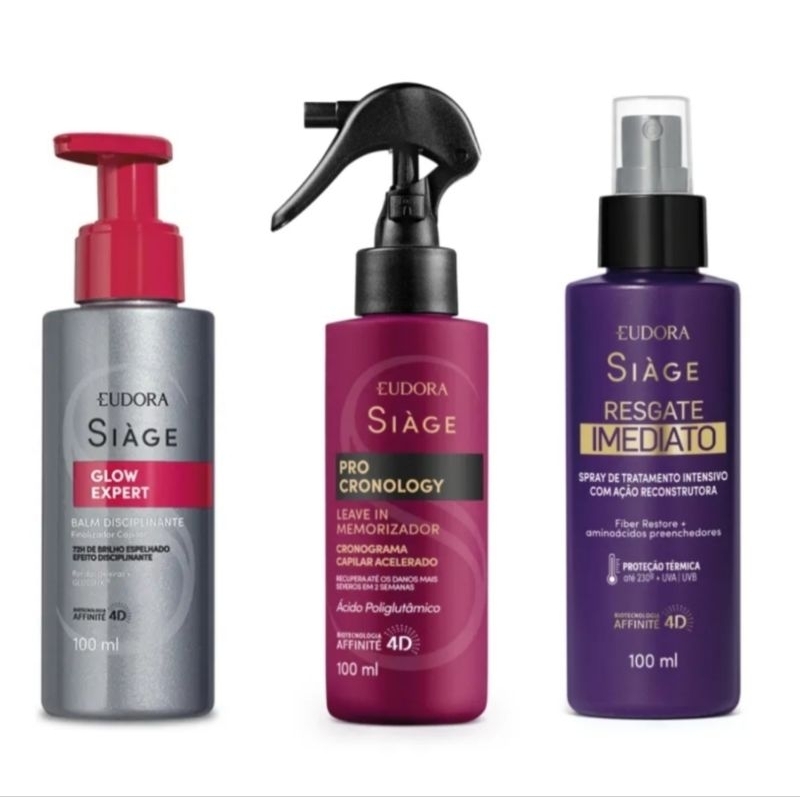 Leave-in Siàge Eudora 100ML | Shopee Brasil