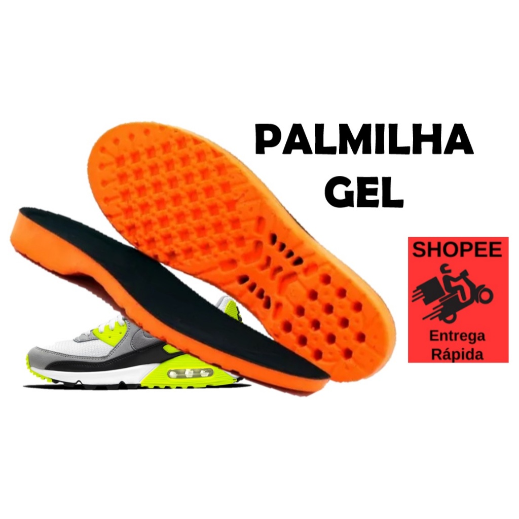 PALMILHA EM GEL ORTOPÉDICA PARA COTURNOS, SAPATO DE SEGURANÇA e BOTAS ...