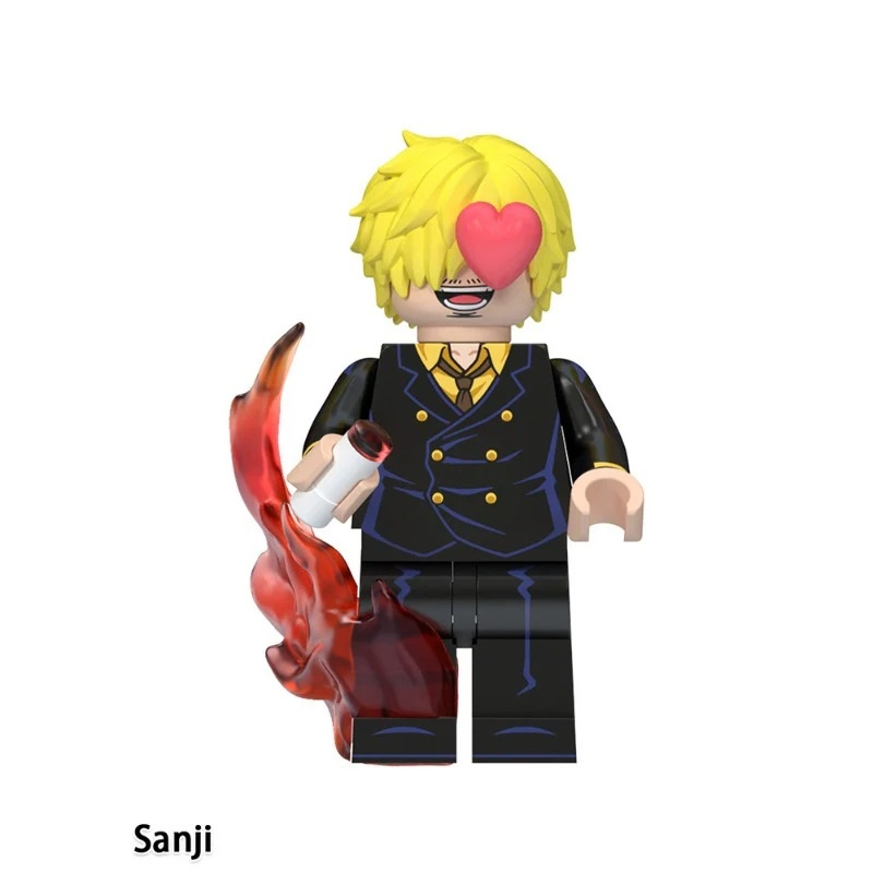 One piece Minifigures Zoro e Usopp nareba minis do luffy braço