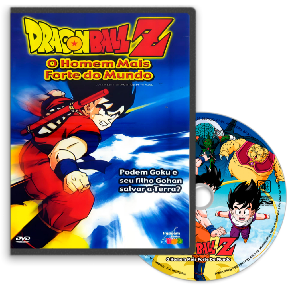 DVD - Dragon Ball Z - O Homem Mais Forte do Mundo (1990) (Dublado