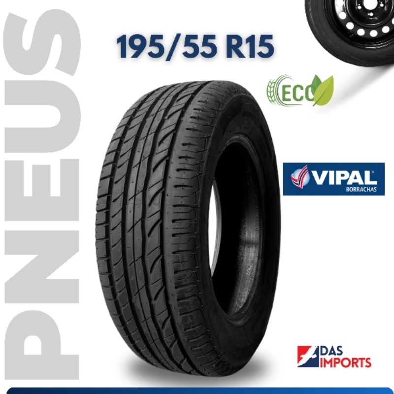 1x Pneu Aro 15 195/55/15 De Pneu Aro 15 Remold Novo 1 unidade | Shopee ...