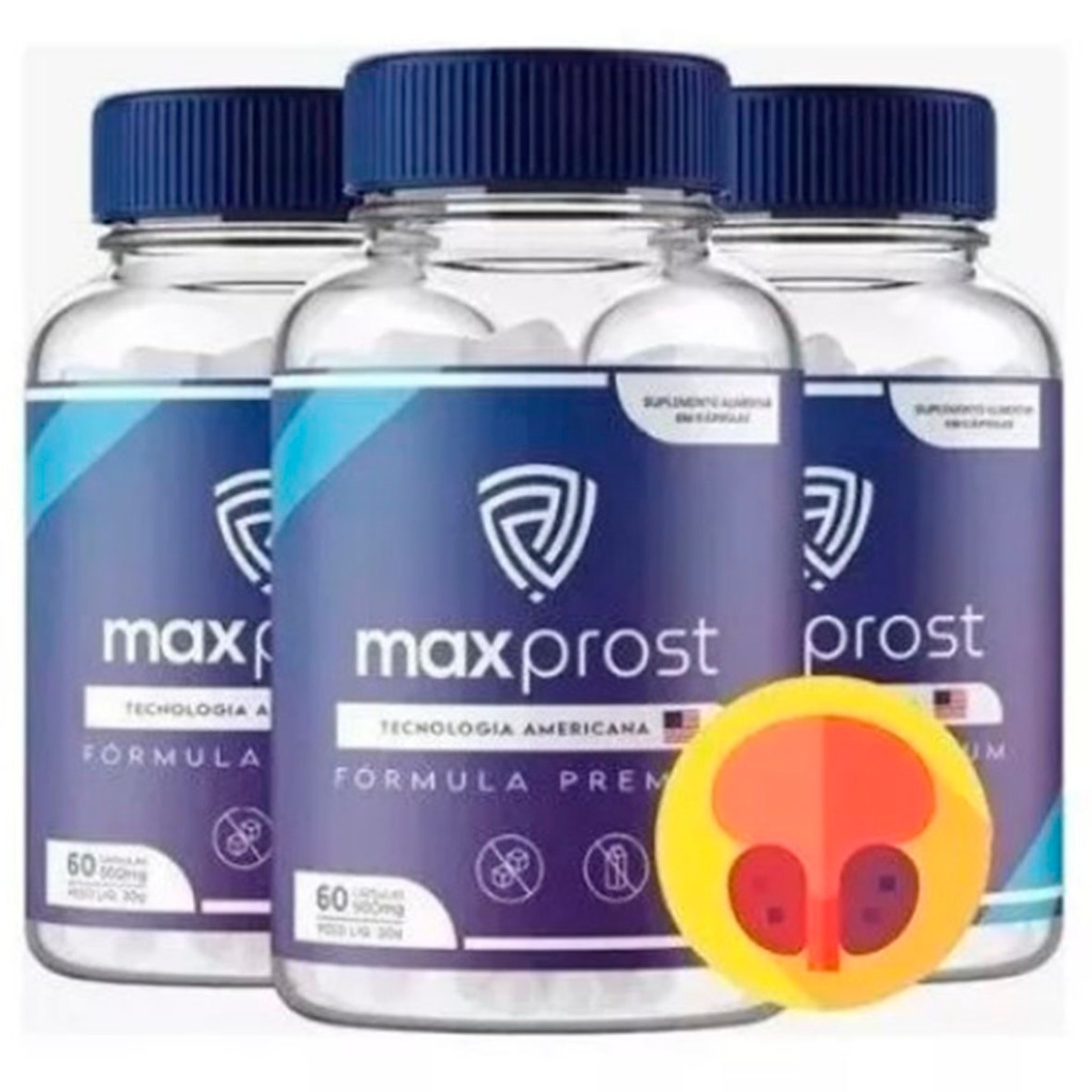 Max Prost Original 3 POTES 180 cáps Fórmula Premium - Envio imediato ...