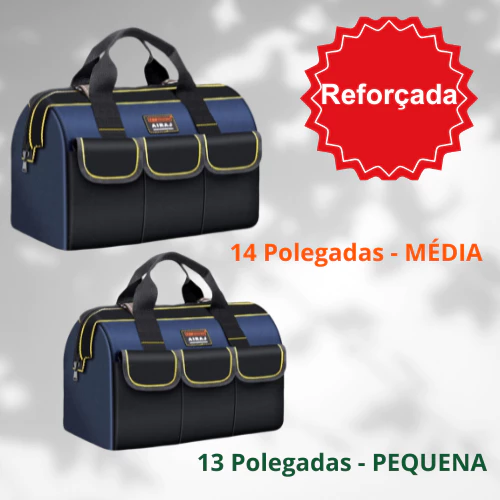 Bolsa Mala Ferramentas Multifuncional Impermeável Reforçada Eletricista Mecânico