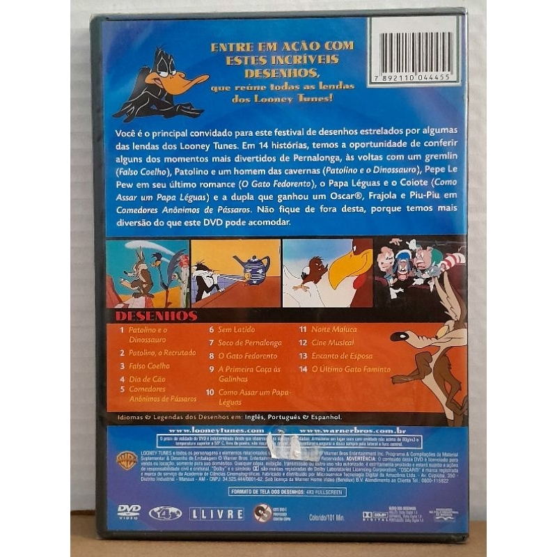 Dvd Aventuras com a Turma Looney Tunes - Volume 4 (Novo/Original