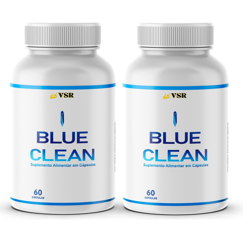 Blue Clean 60 Cáps Original - 2un - Loja Oficial | Shopee Brasil