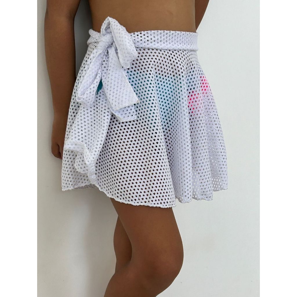Saia | Saída de Praia Infantil Juvenil | Tamanho 2 a 12 anos | Shopee ...