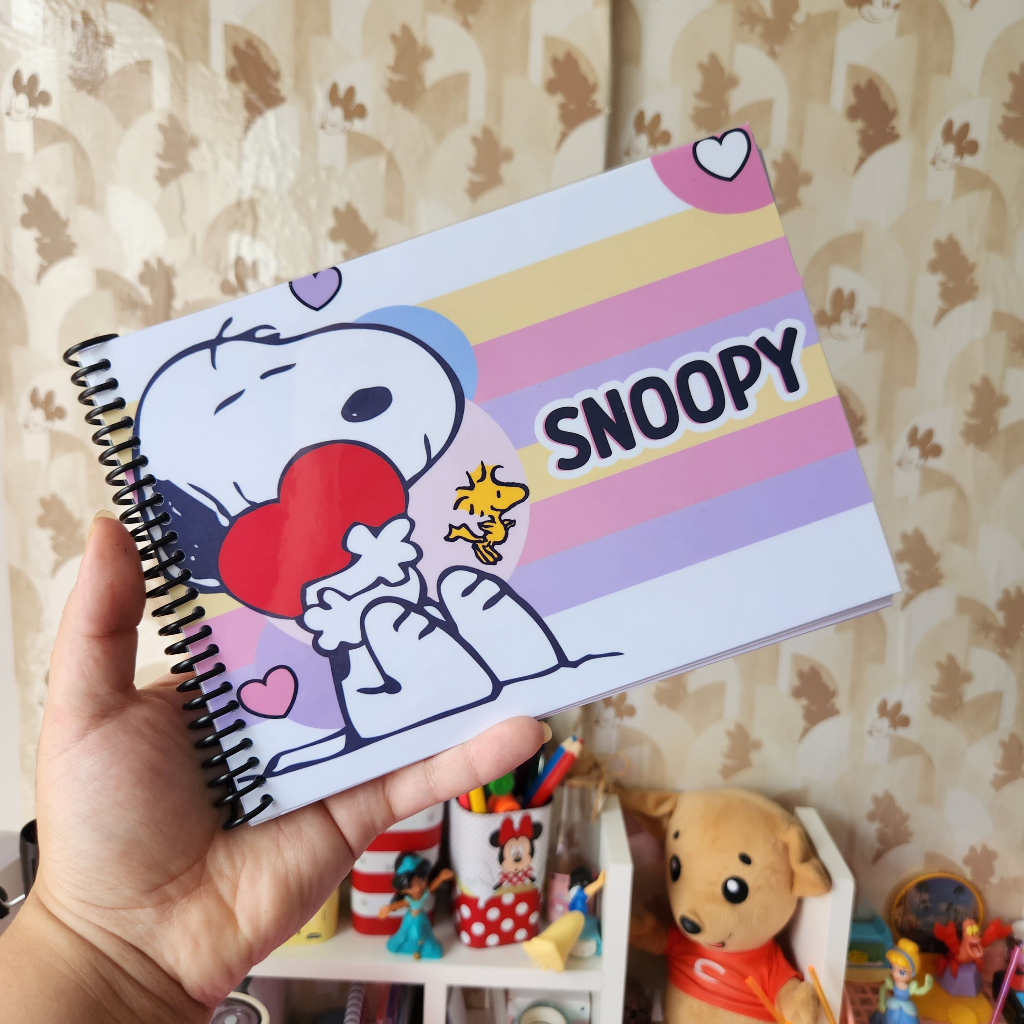 Livro de Colorir Snoopy 52 Desenhos 120gr A5 - Estilo Bobbie Goods ...