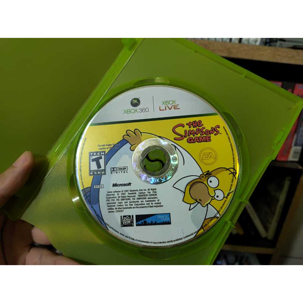 The Simpsons Game Xbox 360 Original Midia Física