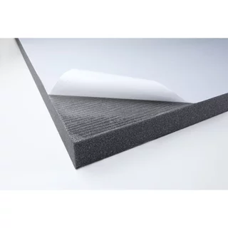 Espuma Acústica Antichamas 10 Placas 25x25x3cm - Autoadesiva