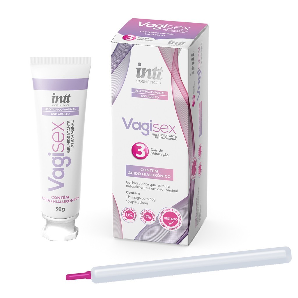 Vagisex Gel Lubrificante Hidratante Intravaginal 30g Intt | Shopee Brasil