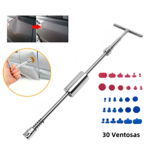 Kit32 Mini Repuxadeira para Reparo de Amassados em Carroceria - Ferramenta de Restauração Automotiva