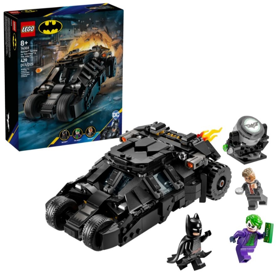 Lego DC Batman Tumbler vs Duas Caras e Coringa 76303