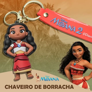 Brinquedo Chaveiro De Borracha Moana 2 Disney 7,5cm Suporte Para Mochilas  Chaveiro Disney Toyng em Oferta na Shopee