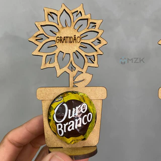 Lembrancinha Porta Bombom Girassol Gratidão Mimo Casamentos Aniversários Eventos