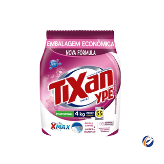 Lava Roupas em Pó Maciez 4kg Tixan Ypê em Oferta na Shopee