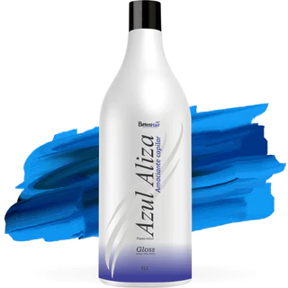 Selagem matizadora cabelos loiros blond platinum alisa cabelo azul alisa Amaciante capilar 1 litro