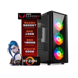 computador gamer amd ryzen 7 3700x radeon rx 6700 xt 12gb 16gb