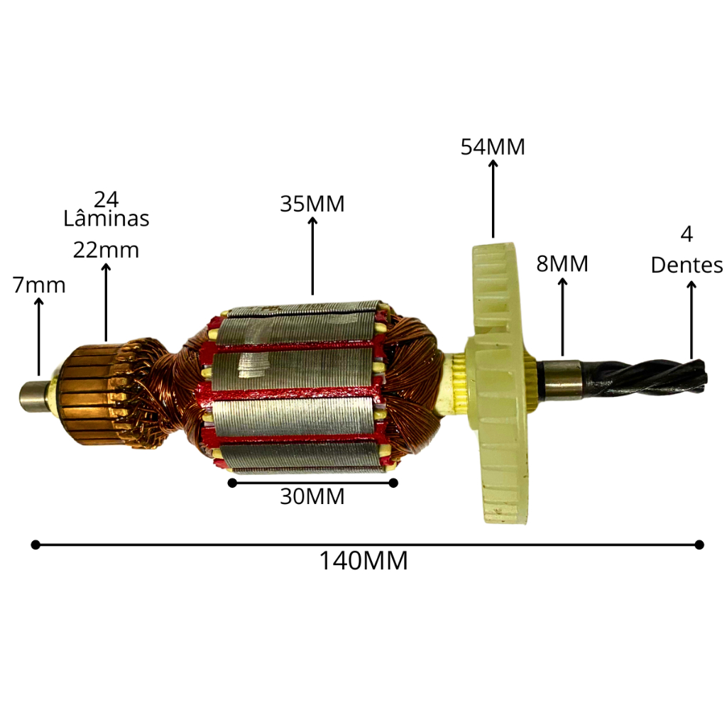 Induzido MT811 mhp130 Compatível Furadeira Makita mhp131 | Shopee