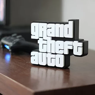 Placa Decoração Gamer Grand Theft Auto - GTA