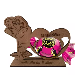 Lembrancinha Dia Da Mulher Gratidão Mdf 3mm em Oferta na Shopee