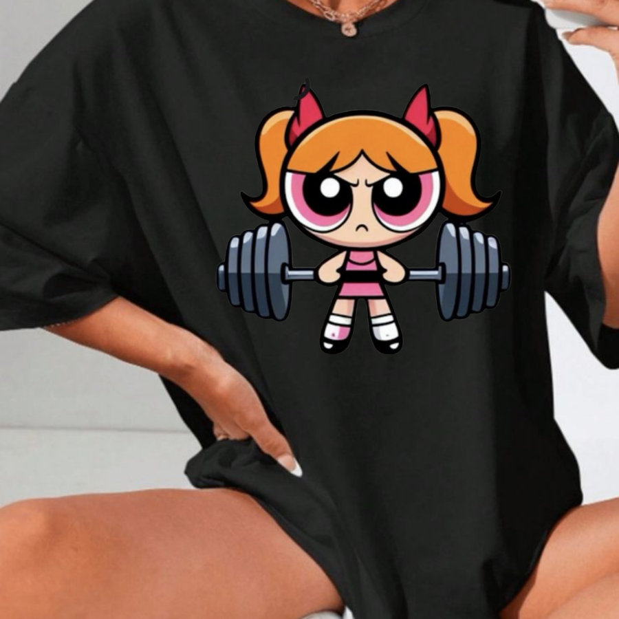 Camiseta T-shirt Feminina Academia 100%Algodão