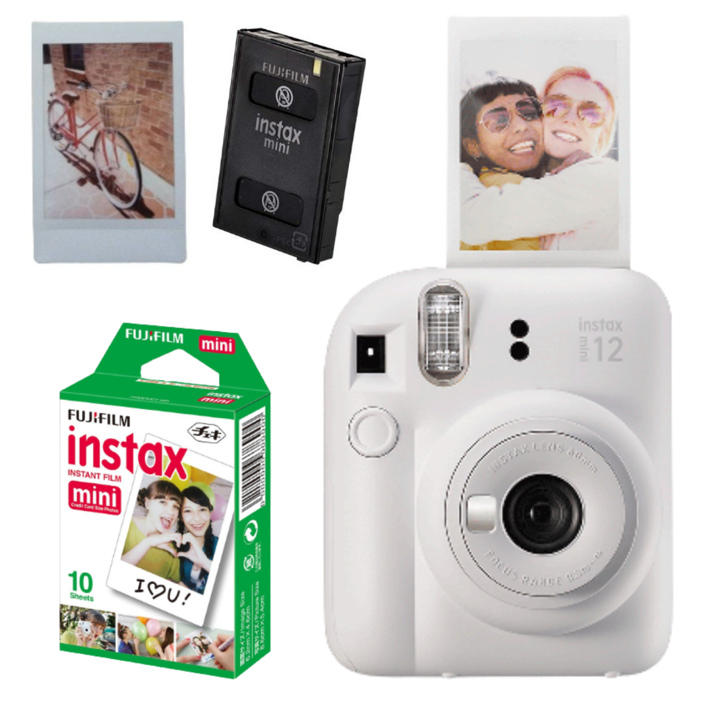 Kit Câmera Instax Mini 12 Fujifilm Instantânea + 10 Filmes