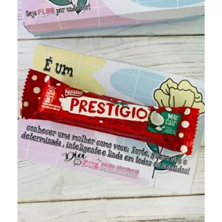 CARTÃO PRESTÍGIO DIA DAS MULHERES - PERSONALIZAMOS COM LOGO (Lembrancinha dia da mulher) em Oferta na Shopee