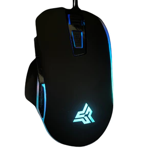 Mouse Gamer Knup KP-MU006 RGB 7 Botões, 4800DPI Ajustável, Iluminação Colorida, Design Ergonômico