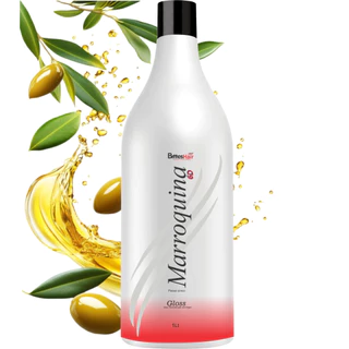 Marroquina passo único Profissional 1000ml Liso Alisa Cabelo 100% Óleo De Argan 6D