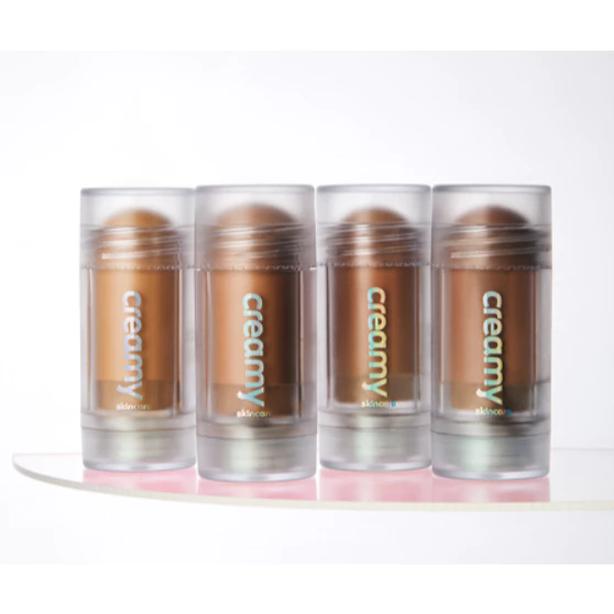 Stick Multifuncional Creamy Skincare Protetor Solar com Cor Bastão Base Maquiagem FPS 85 18g