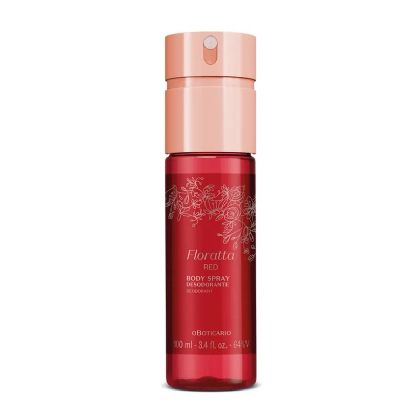 Floratta Red Body Spray 100 ml Boticário em Oferta na Shopee