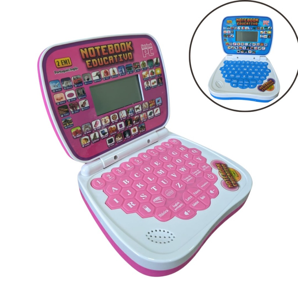 Notebook Infantil Educativo Bilingue Inglês Português Caderno | Shopee ...