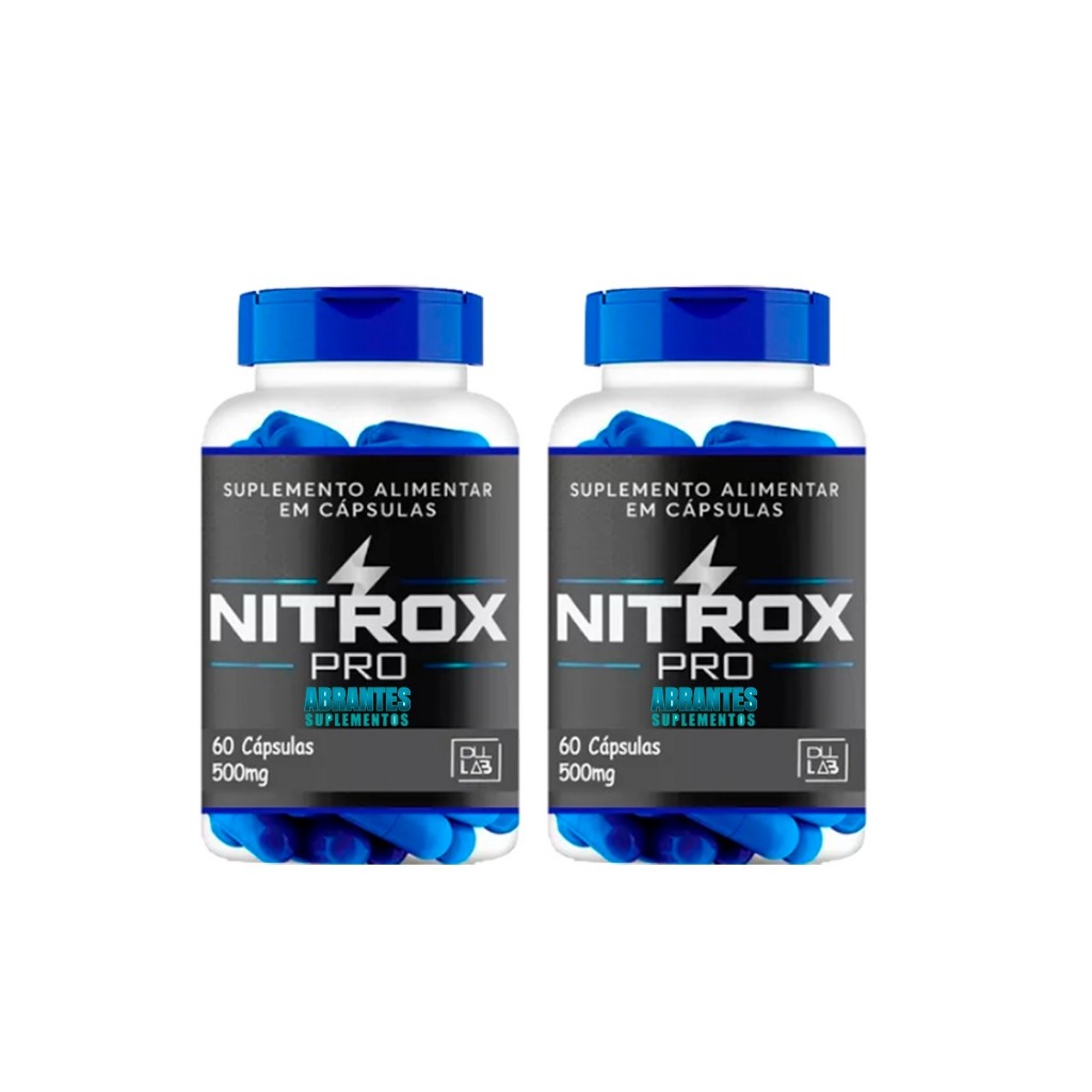2x Nitrox Pro Suplemento 60 Cápsulas cada pote | Shopee Brasil