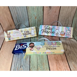 15 Caixas Porta Bis Lembrancinha Tema Feliz Páscoa em Oferta na Shopee