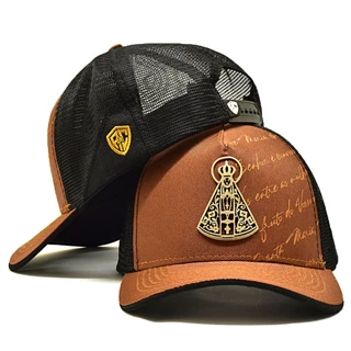 Boné Trucker Telinha Nossa Senhora Com Oração Atrevidu's