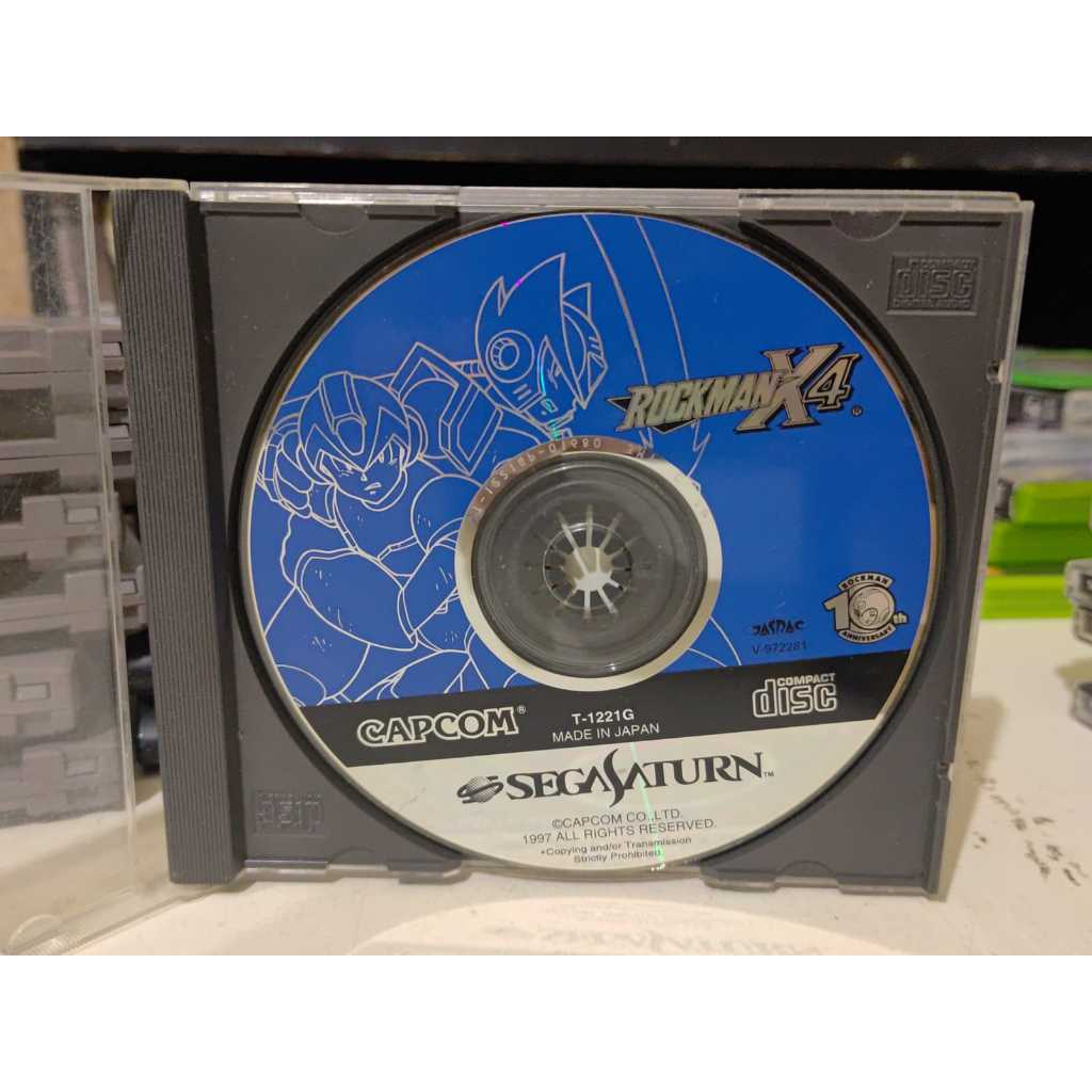 Rockman X4 Sega Saturn NTSC-J (Édition Spéciale) - Avec Figurine, Sans Boîte ?