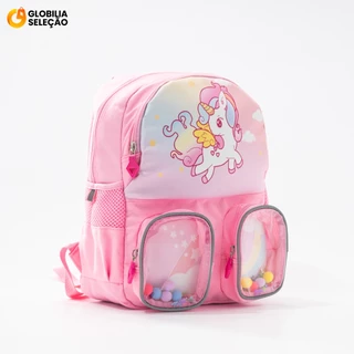 Mochila Escolar Infantil Menina Bolsa Resistente MA5812-PONEI carol