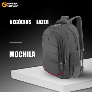 Mochila Notebook Escolar Executiva Adulto Masculina Feminina Grande Impermeável Respirável MA0310-5C_PRETO em Oferta na Shopee
