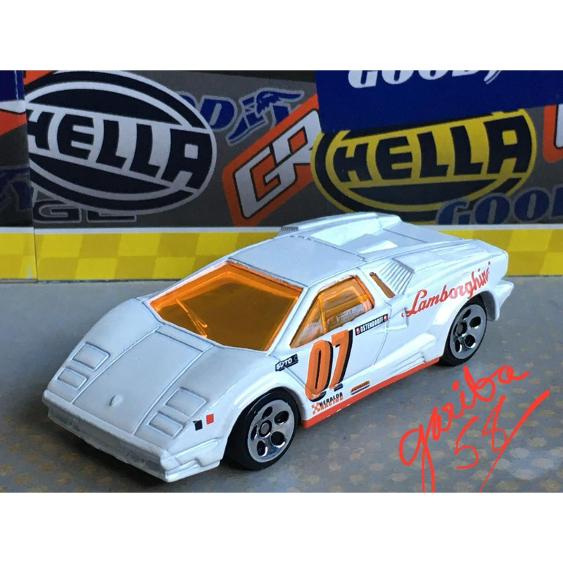 HOT WHEELS LAMBORGHINI COUNTACH 25th ANNIVERSARY 2000 WORLD RACERS