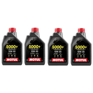 4L Oleo Lubrificante Motul 5000+ 10w30 Motor Nxr 160 Bros Ano 2016 Até 2018 Semi Sintético Original Motul
